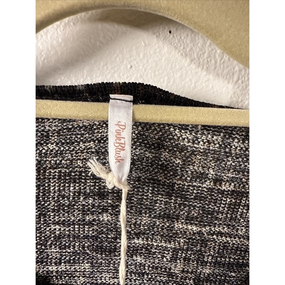 Pink Blush Black Mini Sweater Dress, Size Small NWT K1 - Picture 4 of 8